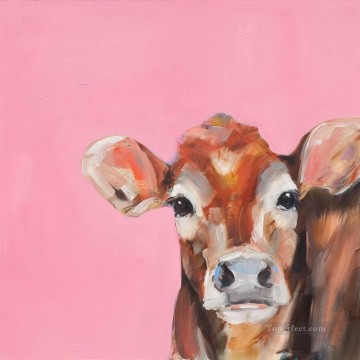  paleta Pintura - vaca 35 con espátula